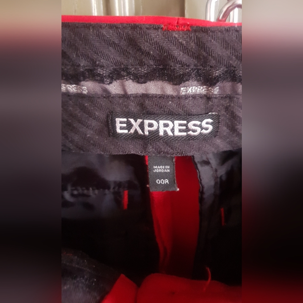 EXPRESS Red Work Pant - Picture 5 of 13